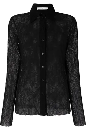 Serafini Semi-sheer lace shirt