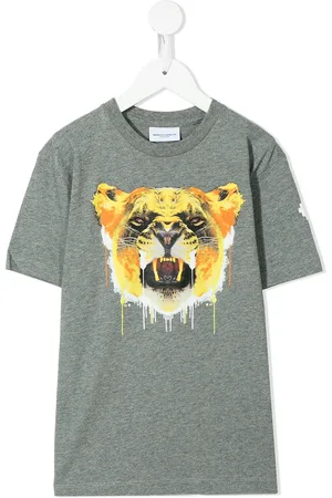 MARCELO BURLON Tiger-print cotton T-shirt