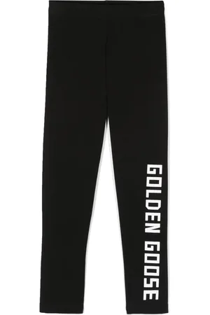 Golden Goose Logo print track pants