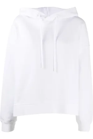 Maison Margiela Slogan print cropped hoodie