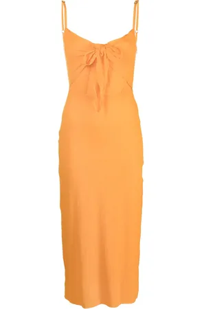 Patou Tie-detail midi dress