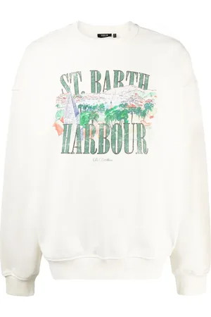 FIVE CM Graphic-print jersey-texture sweatshirt