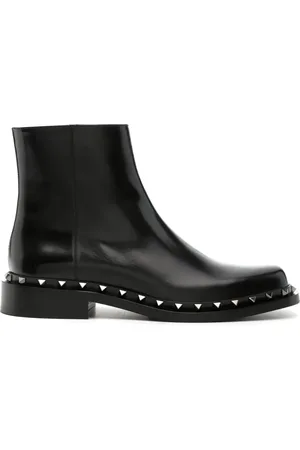 VALENTINO GARAVANI M-Way Rockstud leather boots