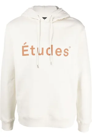 Etudes Logo-print organic-cotton hoodie