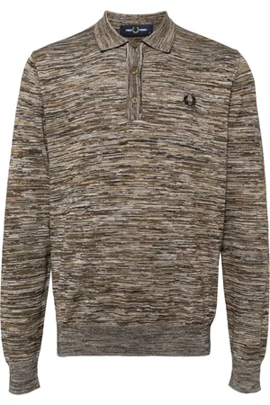 Fred Perry Space dye knitted shirt