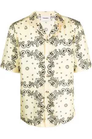 Nanushka Bodil bandana-print silk shirt