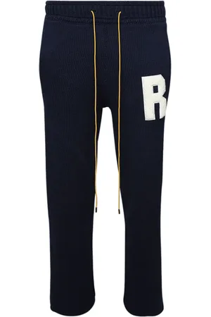 Rhude Letter-patch drawstring trousers