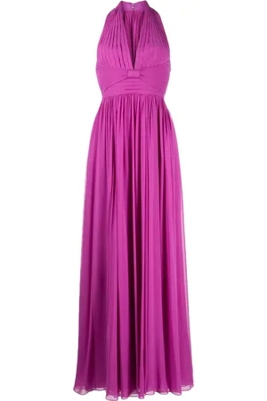 Elie saab Halterneck silk gown