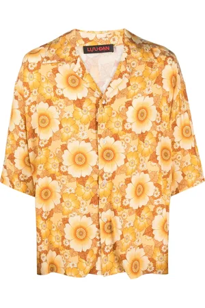LU’U DAN Floral-print ecovero shirt