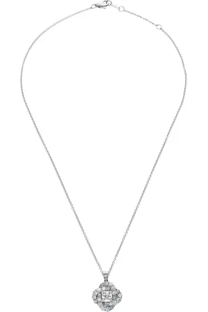 Leo Pizzo 18kt white gold diamond Vortex pendant necklace