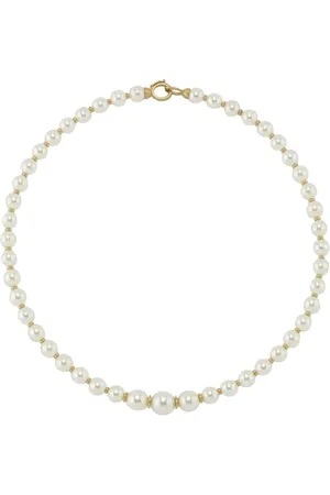 Irene Neuwirth 18kt yellow graduated pearl necklace