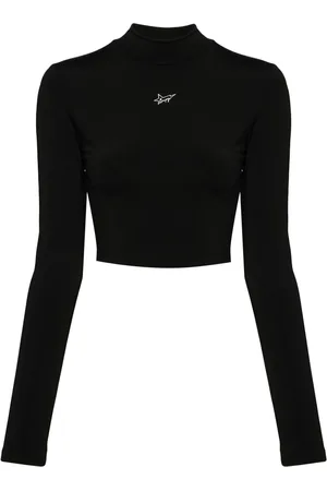 BAPY Logo-print cropped top