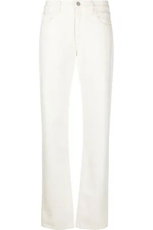 The Attico High-rise straight-leg jeans