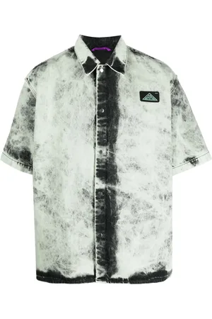 OAMC Bleach-effect short-sleeve shirt