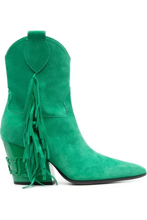 Philipp Plein 75mm fringe-detailed suede boots