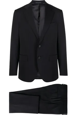 CARUSO Norma single-breasted wool suit