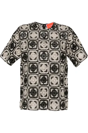 La DoubleJ Lacey House macramé T-shirt