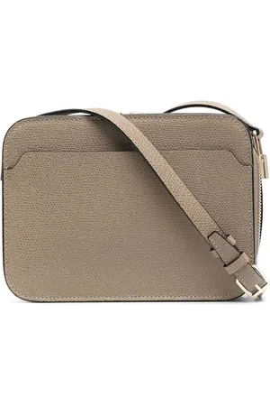 VALEXTRA Grained leather crossbody bag