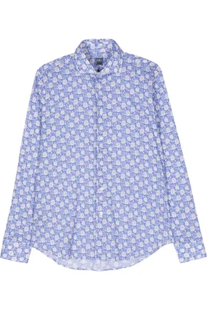 FEDELI Sean floral-print shirt