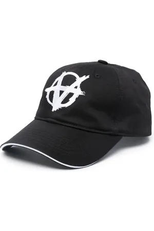 Vetements Logo-embroidered cotton cap