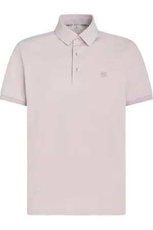 Etro Pegaso-embroidered cotton polo shirt
