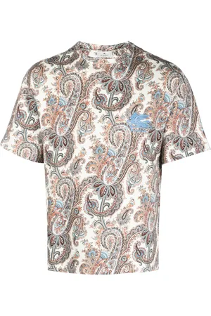 Etro Paisley-print cotton T.-shirt