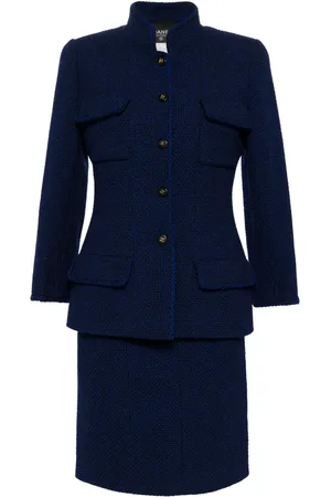 CHANEL 1995 tweed skirt suit