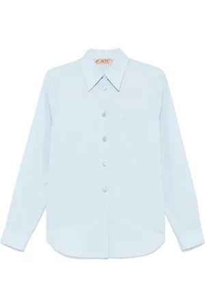 Nº21 Logo-embroidered shirt