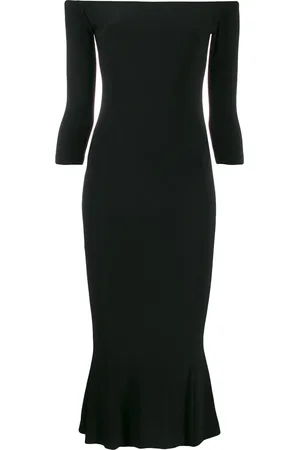 Norma Kamali Off-the-shoulder fishtail dress