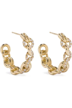 SPINELLI KILCOLLIN 18kt yellow Fused Serpens diamond earrings