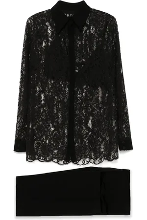 Saiid Kobeisy Lace chemise with pants