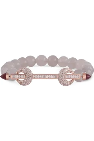 Ananya 18K rose gold Chakra moonstone and diamonds bracelet