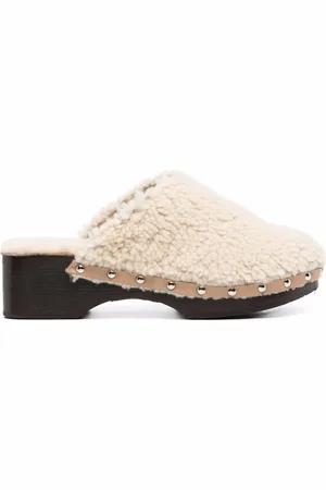 Ancient Greek Sandals Closed sheepskin clogs