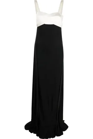 Victoria Beckham Cut-out sleeveless gown