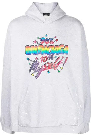 Balenciaga Graphic wide-fit hoodie