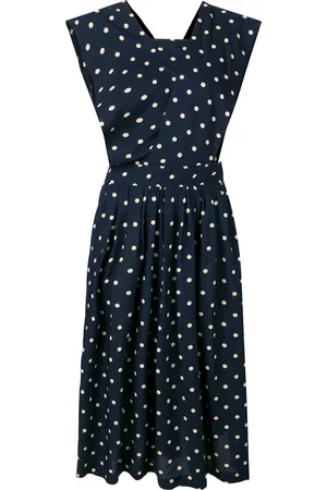 Comme des Garçons Polka dot midi dress