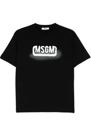 Msgm Logo-print cotton T-shirt