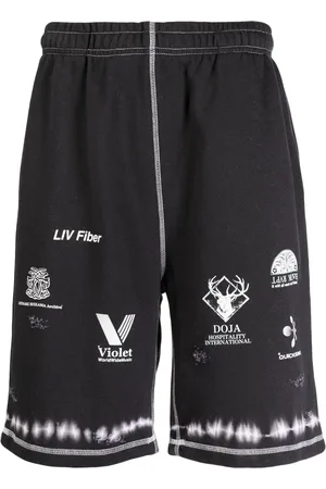 Children Of The Discordance Graphic-print elasticated-waistband shorts