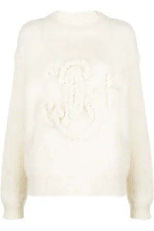Jil Sander Logo-embroidered chunky-knit jumper