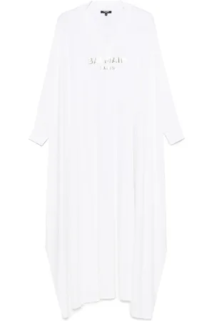 Balmain Logo-print maxi dress