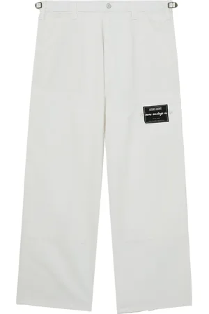 Izzue Logo-patch wide-leg trousers