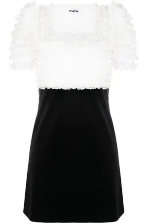 VIVETTA Ruffle-detail minidress