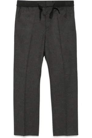 HUGO BOSS Slim-cut flannel trousers