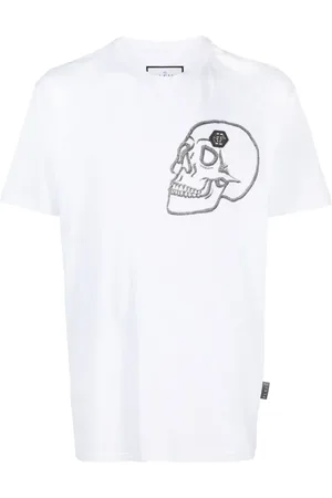 Philipp Plein Skull-print cotton T-shirt