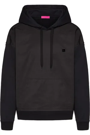 VALENTINO GARAVANI Stud detail panelled hoodie