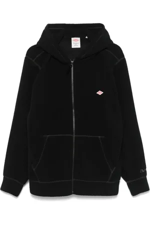DANTON Logo-patch hoodie