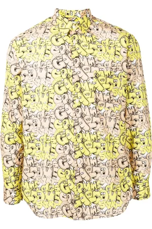 Comme des Garçons Graphic-print cotton shirt