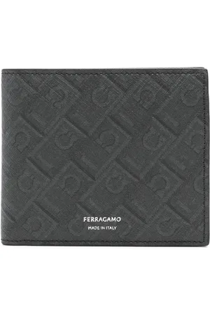 Salvatore Ferragamo Gancini-print wallet