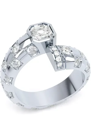 LOEV 18kt recycled white gold Toi Et Moi diamond ring
