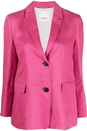 Max Mara Single-breasted linen blazer